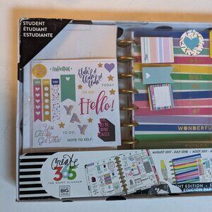NWT Back to School Happy Planner Wonderful Classic Student Box Kit 2017 Outdated